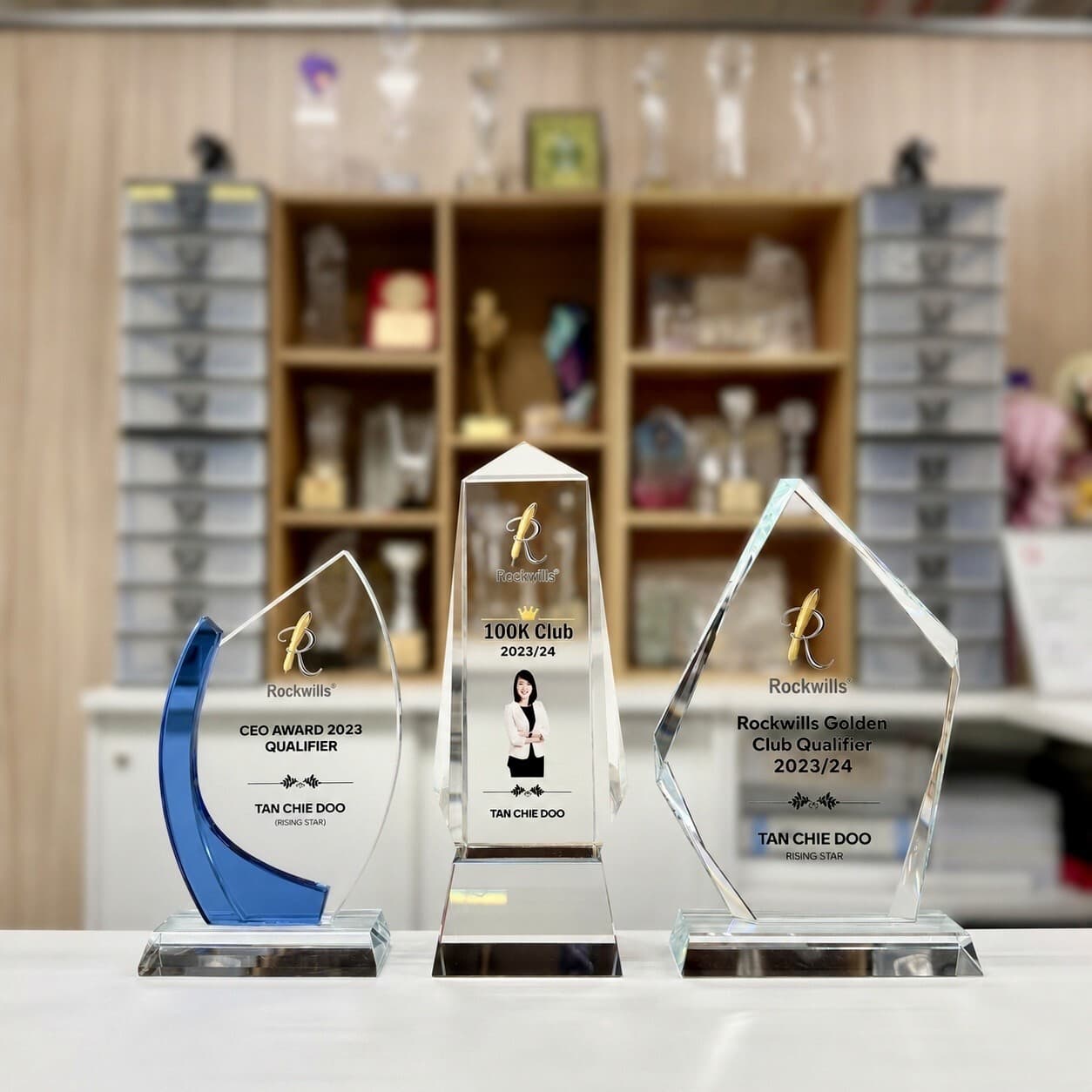 Rockwills award trophies
